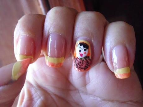 nail art matrioska