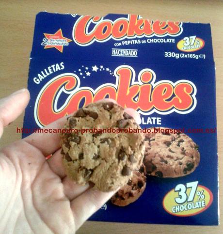 GALLETAS CON COOKIES DE CHOCOLATE, HACENDADO