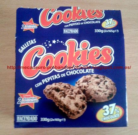 GALLETAS CON COOKIES DE CHOCOLATE, HACENDADO