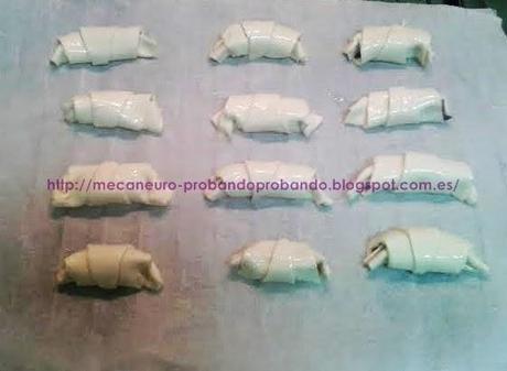 CRUASANS DE CHOCOLATE