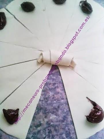 CRUASANS DE CHOCOLATE