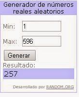 GANADORES DEL SORTEO PRIMER ANIVERSARIO