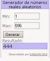 GANADORES DEL SORTEO PRIMER ANIVERSARIO