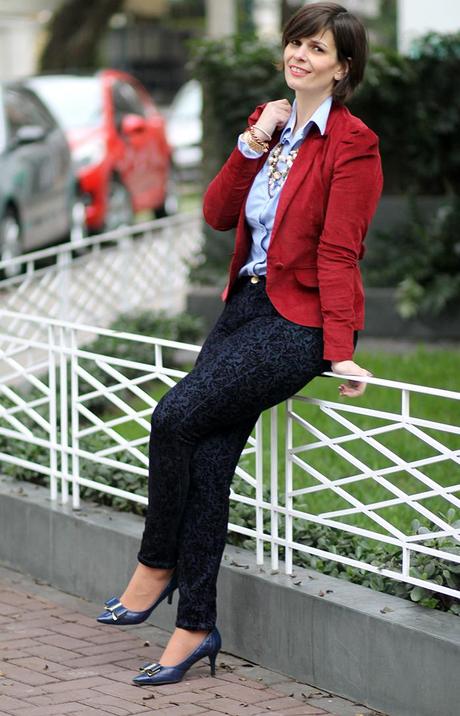 Mis Looks - El pantalón denim brocado