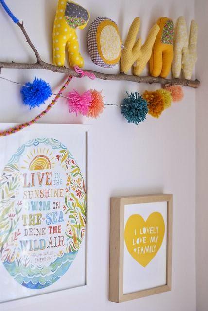 Garland kids decor + original DIY