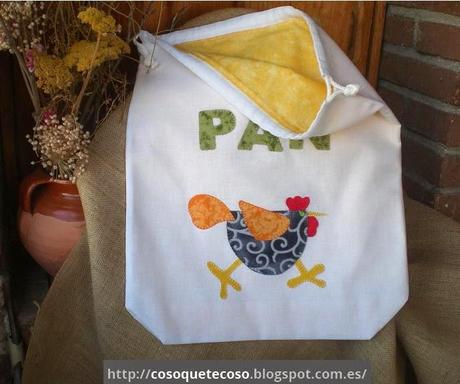 Bolsas para el pan, modelo gallina (Rep)