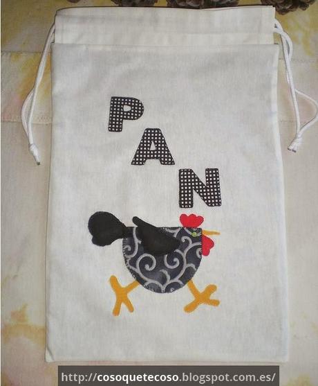 Bolsas para el pan, modelo gallina (Rep)