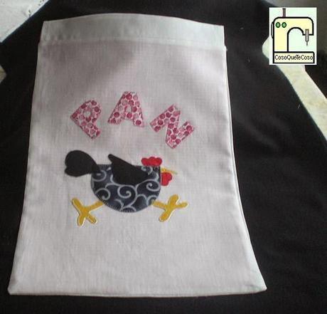 Bolsas para el pan, modelo gallina (Rep)
