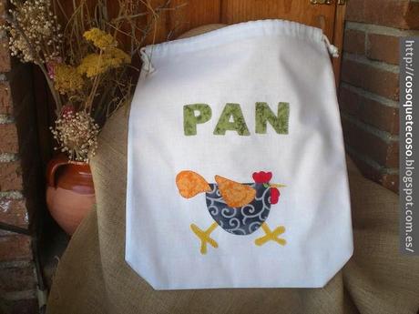Bolsas para el pan, modelo gallina (Rep)