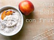 Yogur helado frutas