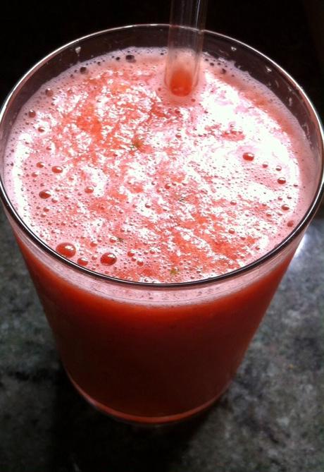 BATIDO DE SANDIA Y MENTA