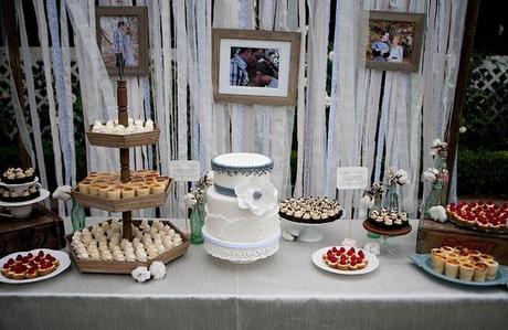 Mesa de dulces para boda