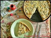 Tarta cebolla, hongos Portobello quesos (Fontina, Sardo, Mozzarella Azul) masa pimentón ahumado