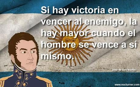 frases de jose de san martin victoria