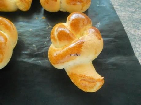 Panes de mantequilla y huevo - Mini challah