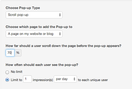 Cómo usar ventanas emergentes sin saturar al los usuarios landing page pop-ups