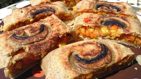 Empanada de maíz vegana