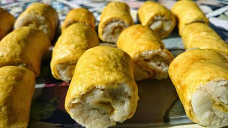 Rollitos de patata y especias