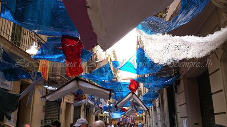 FESTES DE GRÀCIA,2014, EN  BARCELONA , Y SUS PRECIOSAS Y ADORNADAS CALLES...15-08-2014...!!!