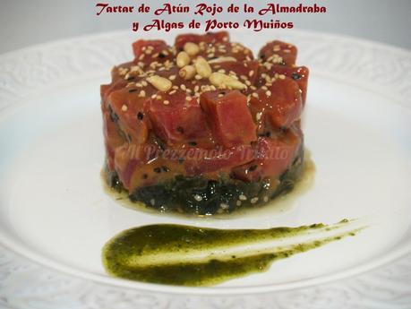 Tartar de Atun Rojo de la Almadraba y Algas de Porto Muiños
