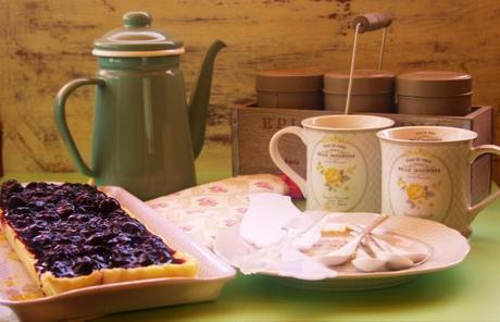 Cherry & Yogurt Tart (Tarta de cereza y yogur)