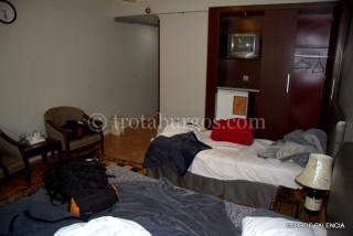 DATOS PRÁCTICOS Y CONSEJOS PARA VIAJAR A IRAN HABITACIÓN DEL TOURIST HOTEL EN ISFAHAN