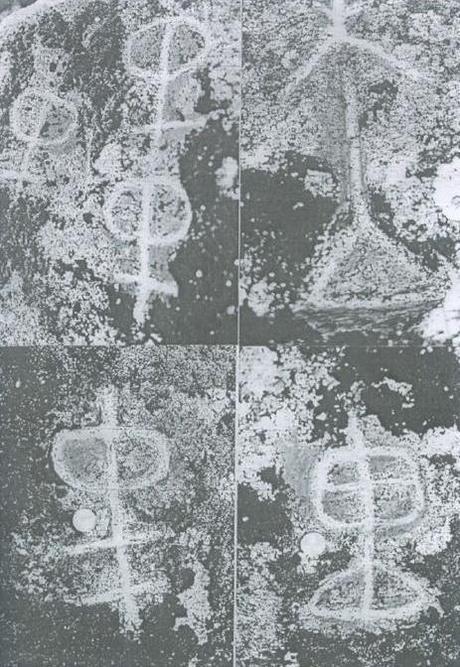 Petroglifos en la Peña de la Peste (San Pablo de los Montes).