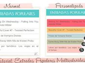 Tutorial: Entradas Populares Multicoloridas.