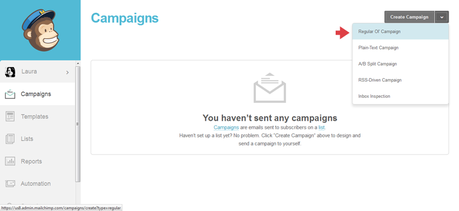 Mailchimp: Crear y enviar una campaña