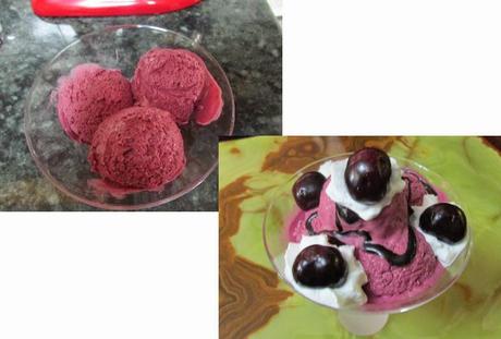 HELADO  DE  CEREZAS