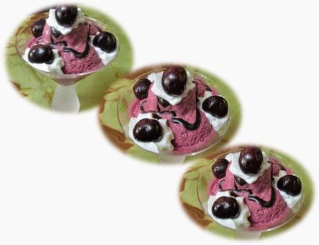 HELADO  DE  CEREZAS
