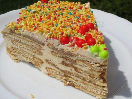 Tarta de galletas portuguesa (Bolo de bolachas)