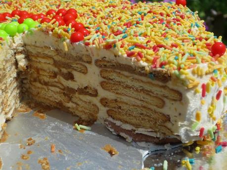 Tarta de galletas portuguesa (Bolo de bolachas)
