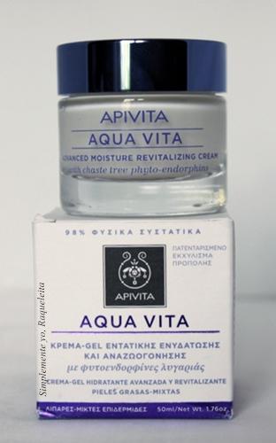 Aqua Vita es la Nueva Crema Facial de Apivita que Proporciona 24Horas de Hidratación a la Piel