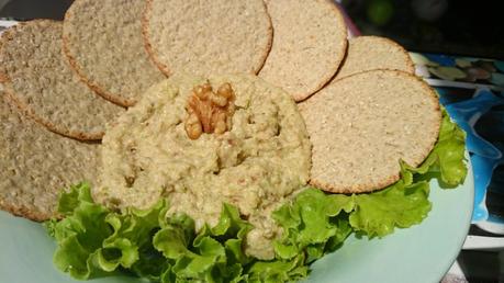 Paté vegetal de calabacin y nueces