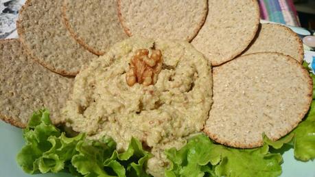 Paté vegetal de calabacin y nueces
