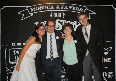 ¡Pon pizarras en el photobooth de tu boda!