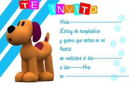 Invitacion pocoyo 5