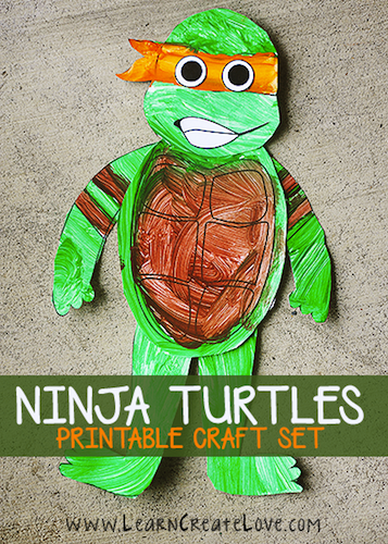 Descarga e imprime los personajes de las Tortugas Ninja