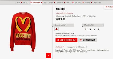 Moschino vs Shana