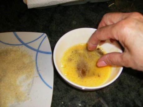 SETAS  EMPANADAS  CON  PANKO