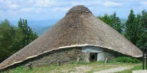 Típìca palloza de la zona