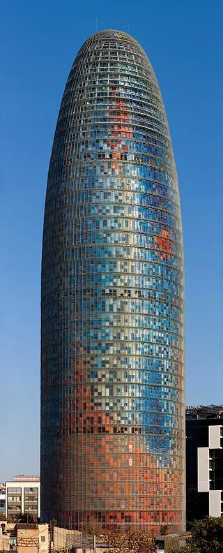320px-Torre_Agbar_-_Barcelona,_Spain_-_Jan_2007_Photo by DAVID ILIFF _ License CC-BY-SA 3 0