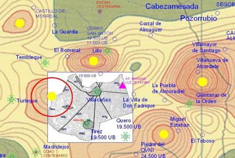 Anomalías magnéticas y emplazamientos Arqueológicos en la Mancha Toledana