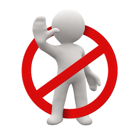 ¡Le ordeno que no sea violento!