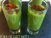 Crema Guisantes Polvo Jamón