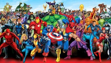 LOS PRINCIPALES SUPERHEROES DE MARVEL