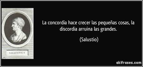 La Concordia fundamental para hacer crecer grandes cosas
