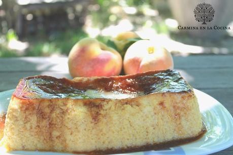 FLAN DE MELOCOTÓN