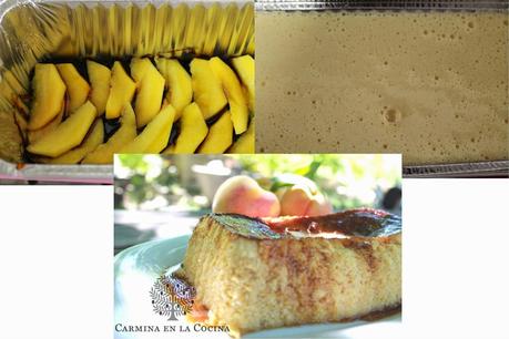 FLAN DE MELOCOTÓN